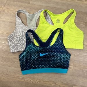 Bundle of 3 Nike sports bras